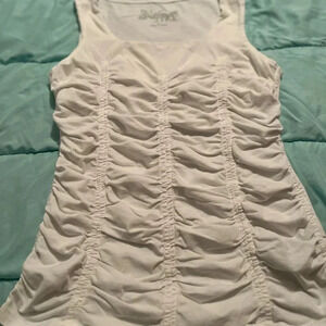 Two at a time, White tank top size small